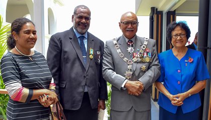 Dakuitoga Awarded For His Service
