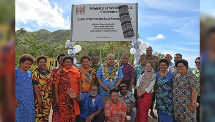 Village Safe From Sea-Level Rise With New Sea-Wall