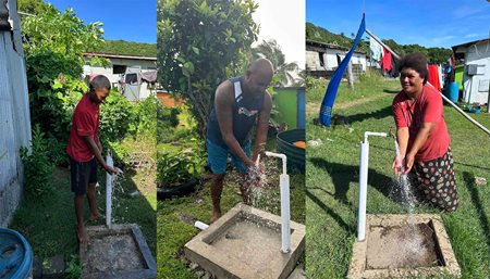 NAROCIVO AND SALIA VILLAGES ENJOY CLEAN RUNNING WATER