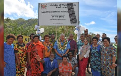 Village Safe From Sea-Level Rise With New Sea-Wall