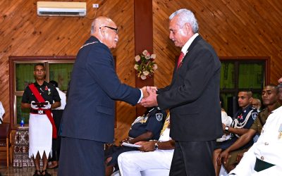 Patterson Dedicates Medal To The People Of Levuka