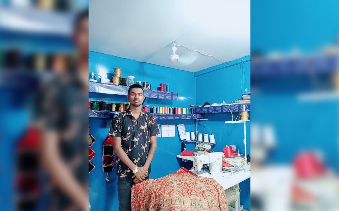Young Tailor Perseveres With Government Assistance