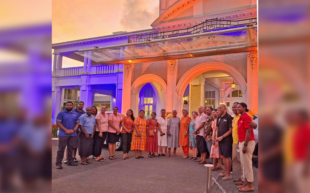SUVA SHINES ORANGE IN SHOW OF UNITY FOR WORLD CANCER DAY