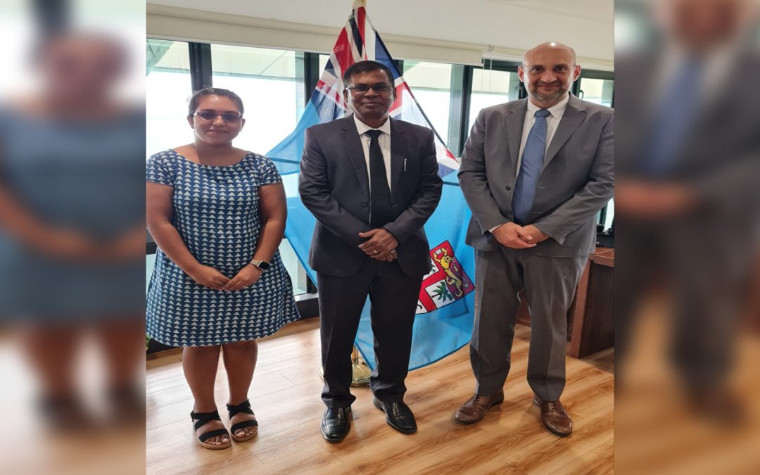FINANCE MINISTER MEETS WITH PFTAC DIRECTOR
