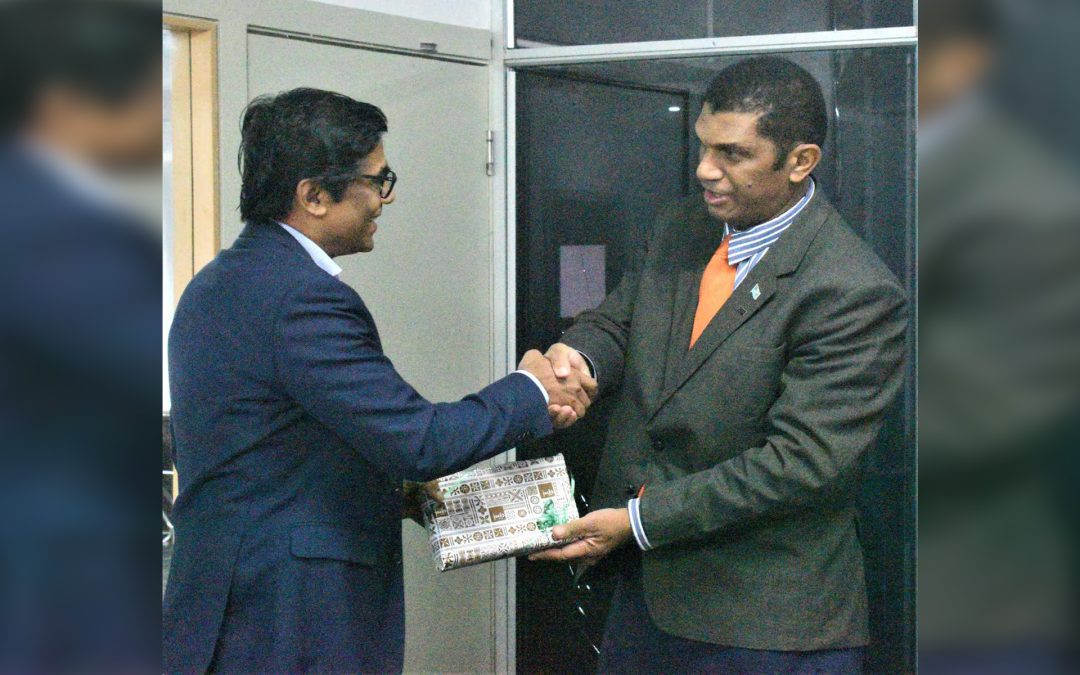 EDUCATION MINISTER RECEIVES COURTESY VISIT FROM THE HIGH COMMISSIONER OF INDIA