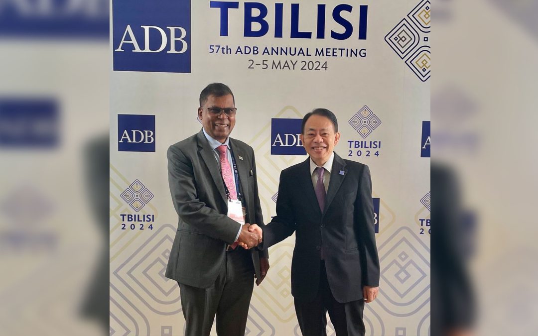 DPM PRASAD ATTENDS 57TH ADB ANNUAL MEETING IN TBILISI, GEORGIA