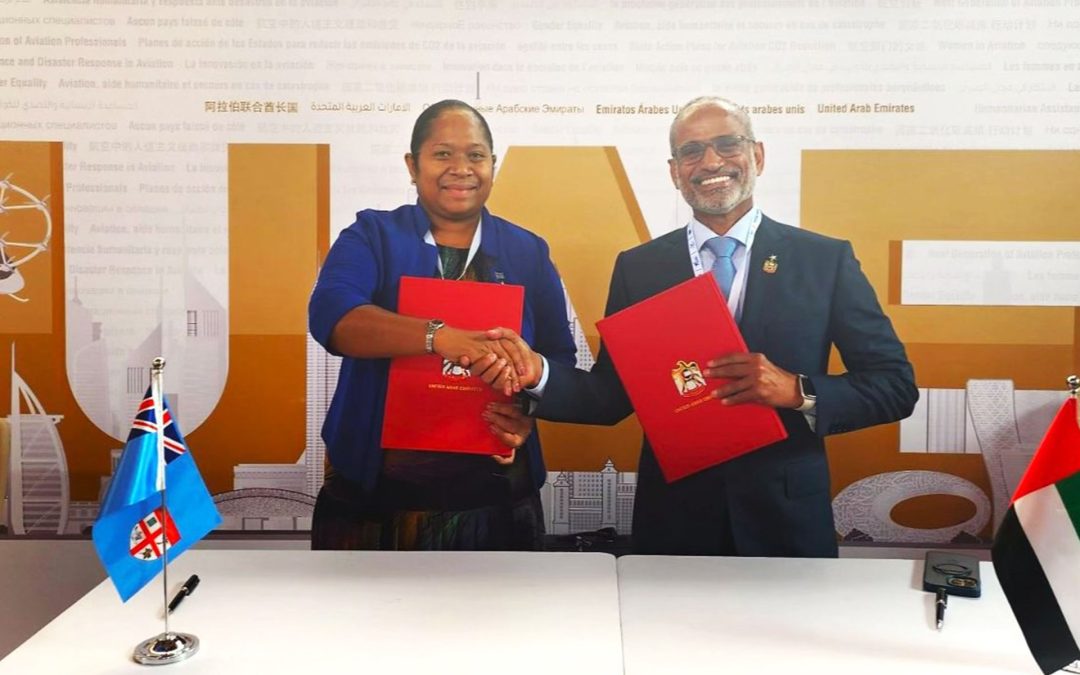 FIJI ESTABLISHES A MOU ON CO-OPERATIVE MARKETING ARRANGEMENTS ON AIR SERVICES WITH THE UNITED ARAB EMIRATES