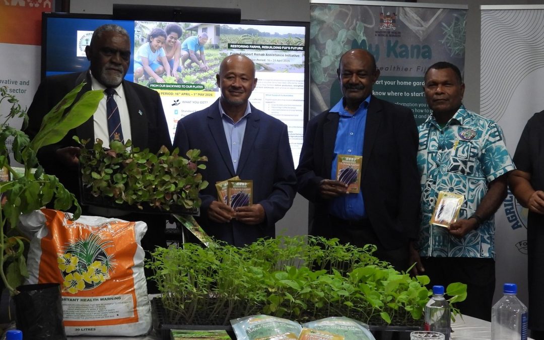 MINISTRY LAUNCHES REHABILITATION PLAN AND HOME GARDENING INITIATIVE