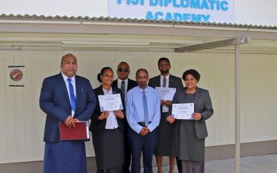 FIRST-EVER DIPLOMATIC TRAINING COMPLETED AT THE FIJI DIPLOMATIC ACADEMY