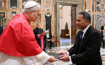 FIJI’S NON-RESIDENT AMBASSADOR PRESENTS CREDENTIALS TO HIS HOLINESS POPE LEO XIV