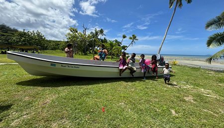 MACUATA-I-WAI VILLAGE RECEIVES A BOAT AS CLIMATE FINANCE REACHES COMMUNITIES DIRECTLY