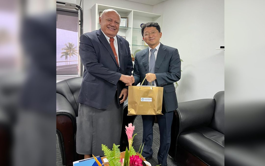KOREAN AMBASSADOR PAYS COURTESY CALL TO DPM GAVOKA