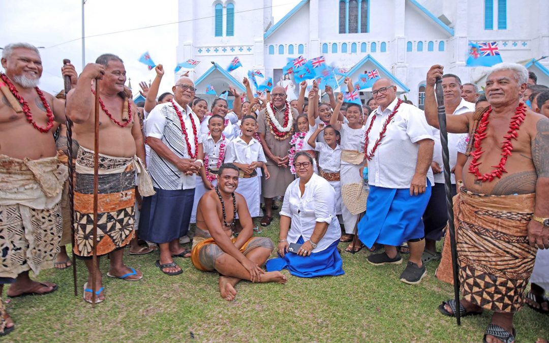 PM RABUKA RECEIVES WARM WELCOME IN SAMOA