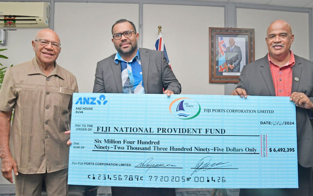 FPCL HANDS OVER $6.8M DIVIDEND TO GOVERNMENT