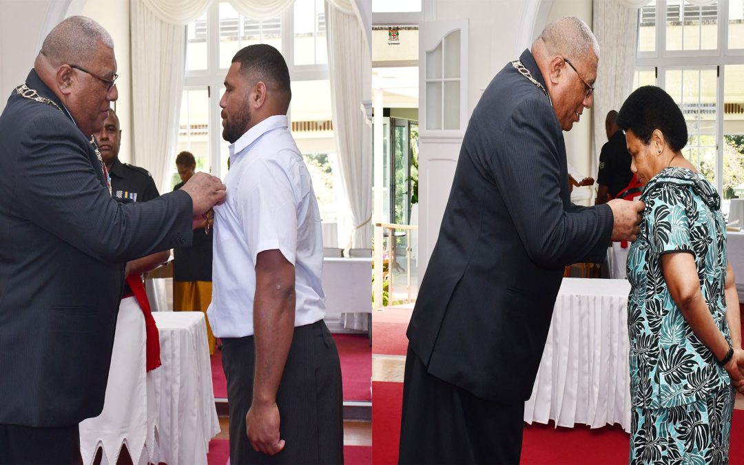 HEAD OF STATE OFFICIATES AT SPECIAL INVESTITURE CEREMONY