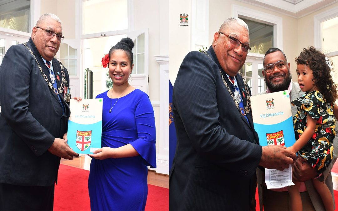 SEVEN INDIVIDUALS RECEIVE FIJIAN CITIZENSHIP