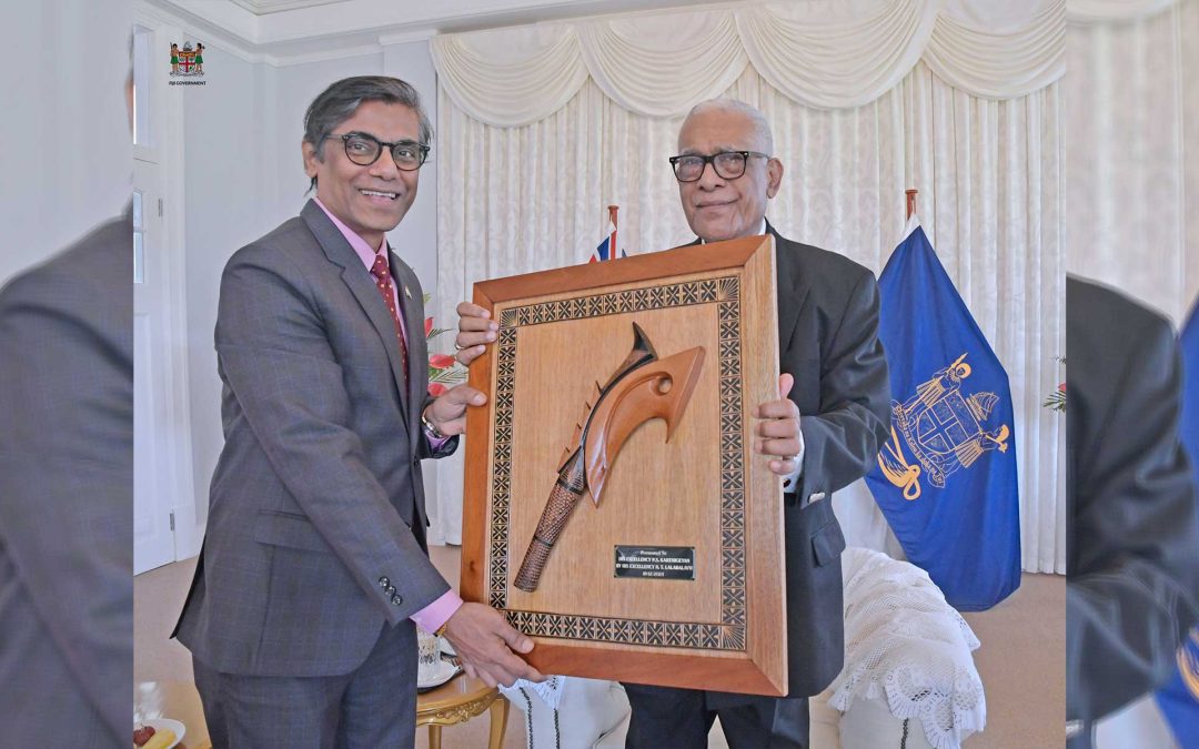 HEAD OF STATE RECEIVES FAREWELL CALL FROM INDIA’S HIGH COMMISSIONER TO FIJI