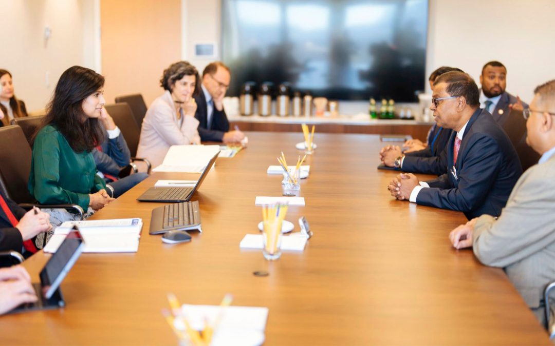 DPM PRASAD MEETS PROFESSOR GITA GOPINATH