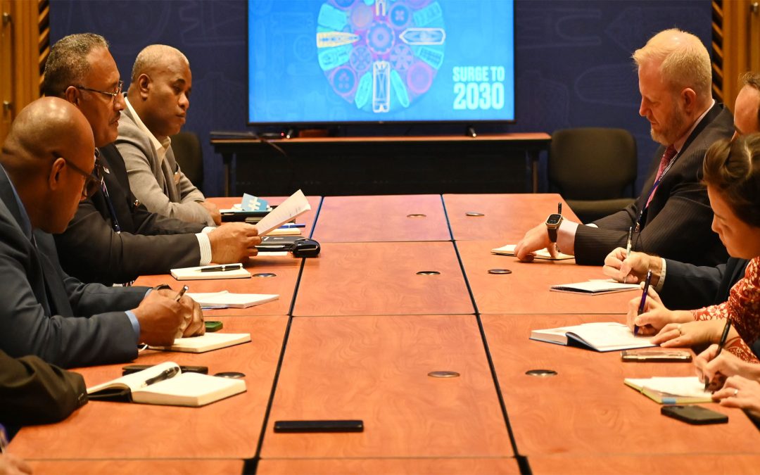 MINISTER DITOKA COMMENDS USAID SUPPORT IN DISASTER RISK MANAGEMENT