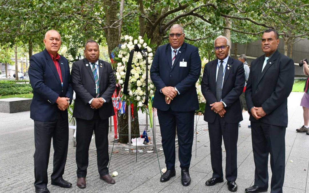 PRESIDENT KATONIVERE CONCLUDES OFFICIAL DUTIES WITH VISIT TO 9/11 MEMORIAL