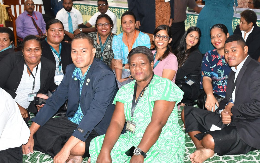 LIVE UP TO EXPECTATIONS OF THE LAND; PM TELLS PARLIAMENTARY STAFF