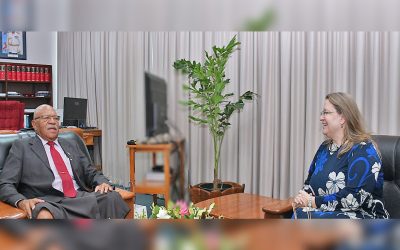 FIJI AND THE UNITED STATES RENEW COMMITMENT TO ADVANCE SHARED VALUES AND PRIORITIES