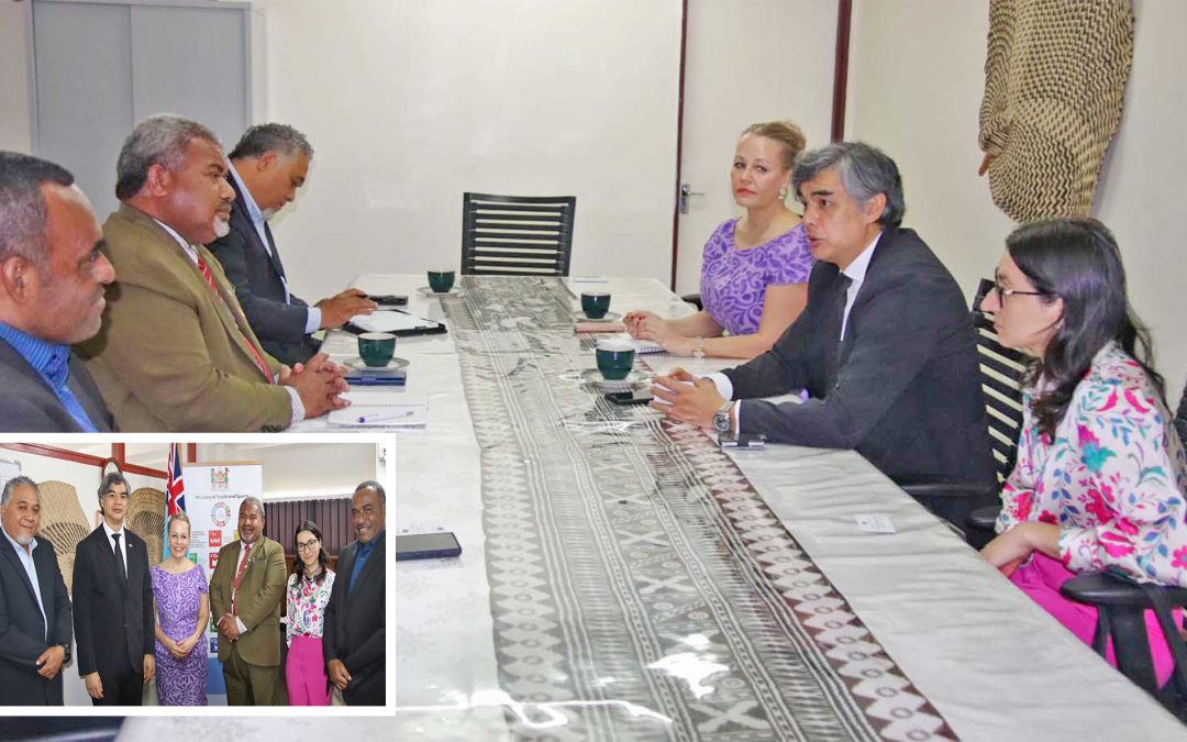 MINISTER RECEIVES COURTESY CALL FROM EU PACIFIC DELEGATION