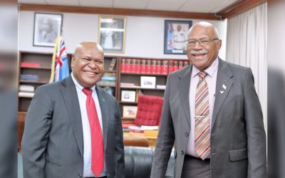 FIJI AND SOLOMON ISLANDS RENEW FRIENDLY RELATIONS AND COOPERATION