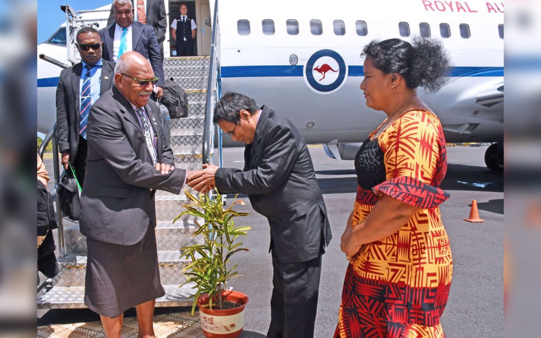 PIFS CHAIR LANDS IN KIRIBATI