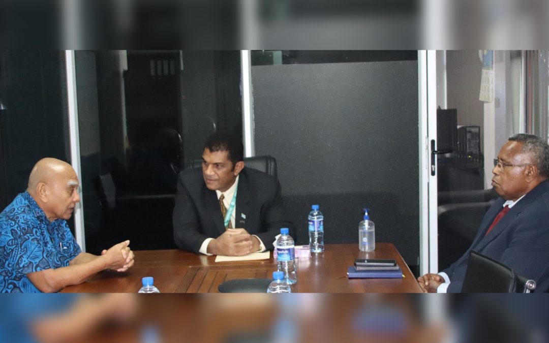 EDUCATION MINISTER RECEIVES COURTESY VISIT FROM THE KIRIBATI HIGH COMMISSIONER TO FIJI