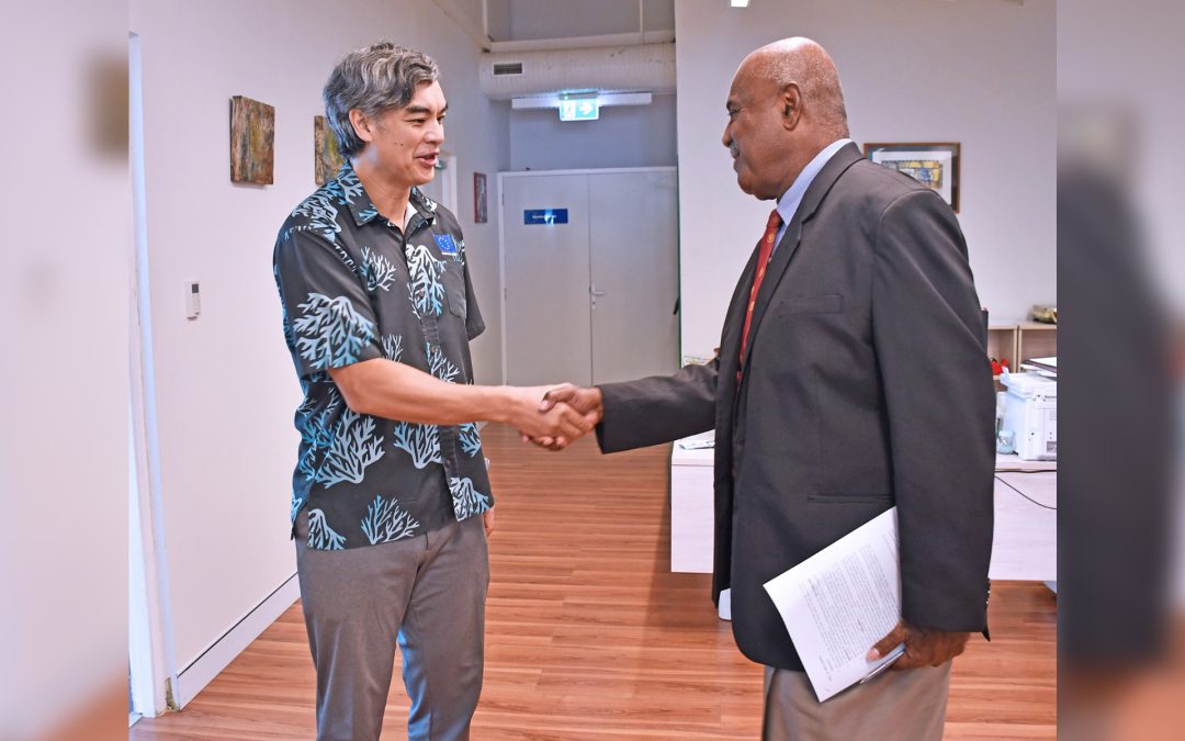 ASSISTANT MINISTER TUBUNA MEETS WITH THE EUROPEAN UNION HEAD OF DELEGATION FOR THE PACIFIC
