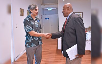 ASSISTANT MINISTER TUBUNA MEETS WITH THE EUROPEAN UNION HEAD OF DELEGATION FOR THE PACIFIC