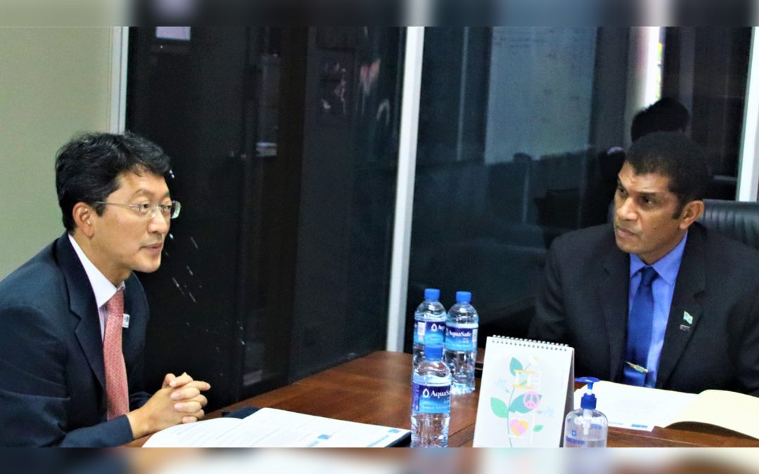 EDUCATION MINISTER RECEIVES COURTESY VISIT FROM THE AMBASSADOR OF THE REPUBLIC OF KOREA TO FIJI