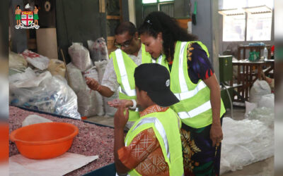 MINISTER TABUYA VISITS RECYCLING FACILITY IN THE NORTH
